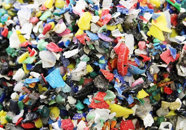 recycled plastic material