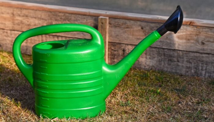 Plastic watering can