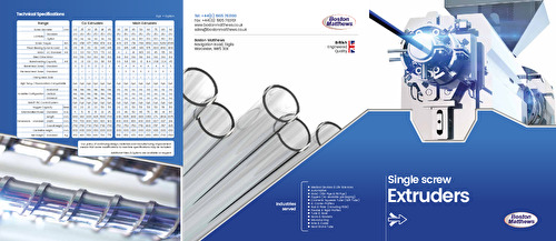 Company brochure cover
