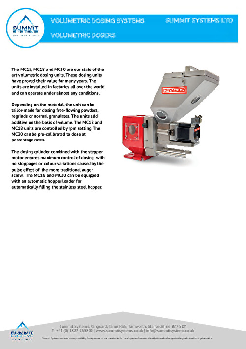 Company brochure cover