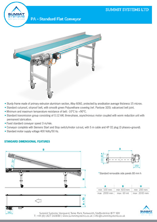 Company brochure cover