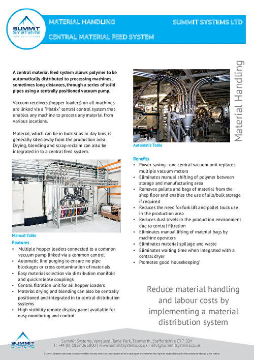 Company brochure cover