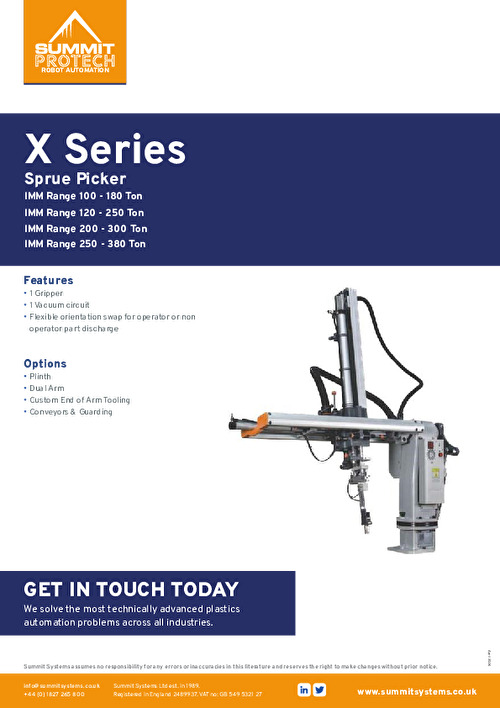 Company brochure cover