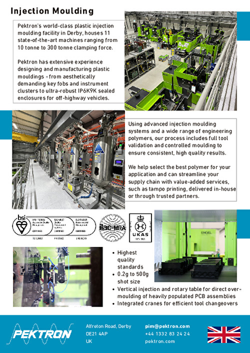 Company brochure cover