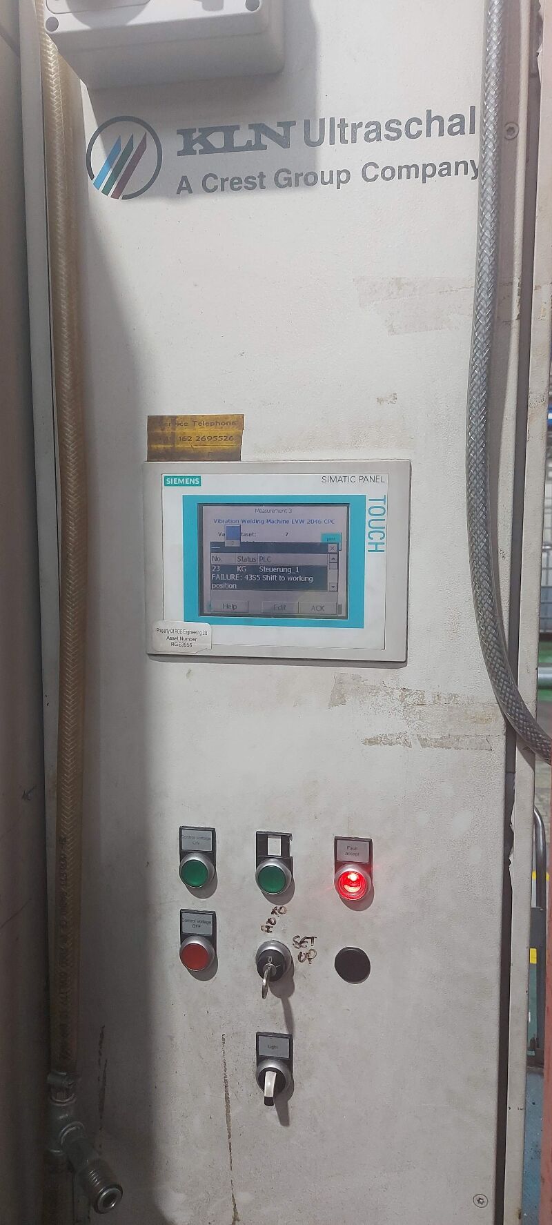 Used KLM Vibration Welder