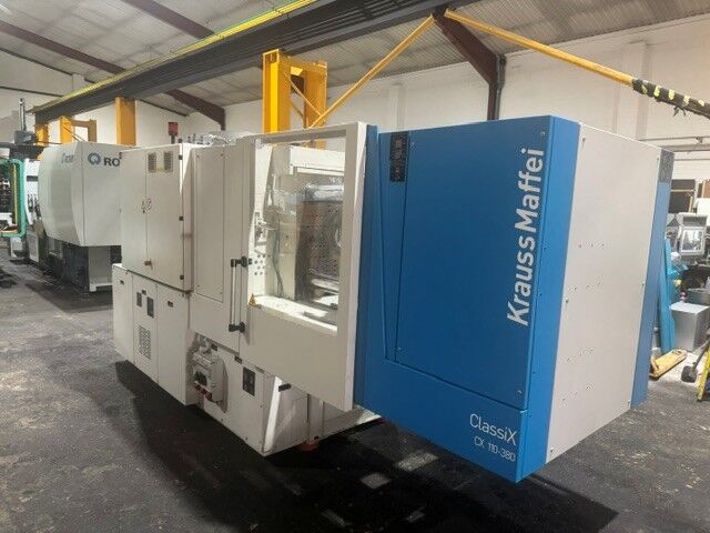 Used KRAUSS MAFFEI CX 110-380 injection moulding machine