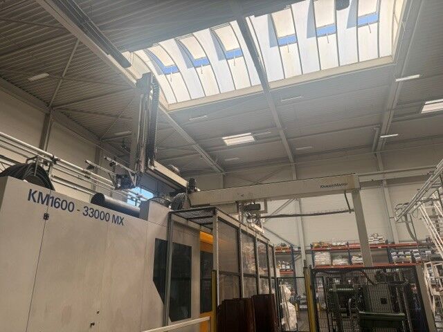 Used KRAUSS MAFFEI MX 1600-33000 injection moulding machine