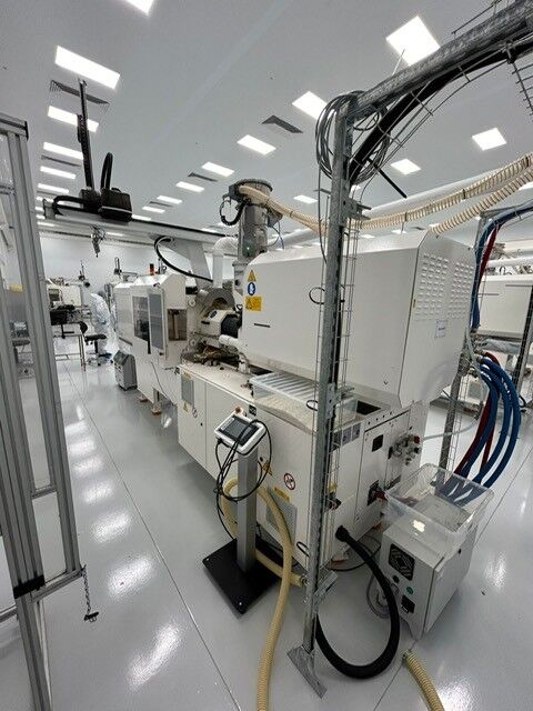 Used KRAUSS MAFFEI PX FULL ELECTRIC 80-380 injection moulding machine