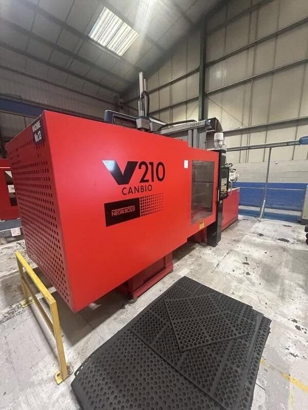 Used NEGRI BOSSI V CANBIO 2100H-820 injection moulding machine