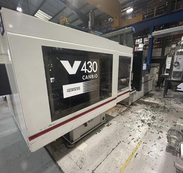 Used NEGRI BOSSI V CANBIO 4300H-2920 injection moulding machine