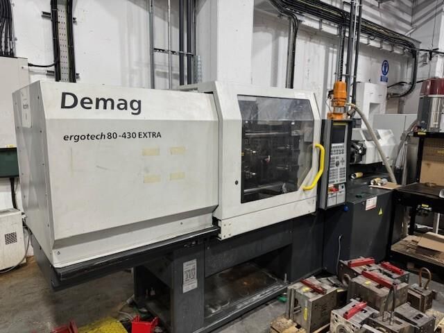 Used DEMAG ERGOTECH EXTRA 80-430 injection moulding machine