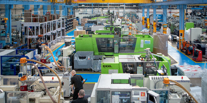 Injection moulding facility