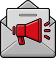 Email marketing icon